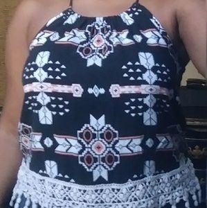 Woman's black blouse